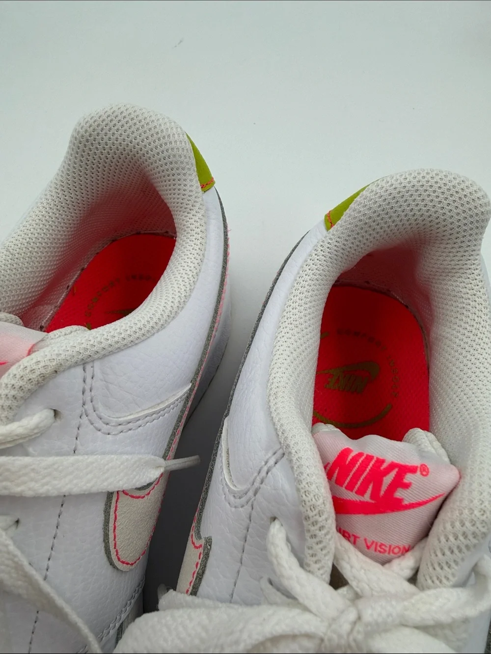 Nike Court Vision Low 'White Pink' (Style Code: FJ4569-100) Women's Size 8.0